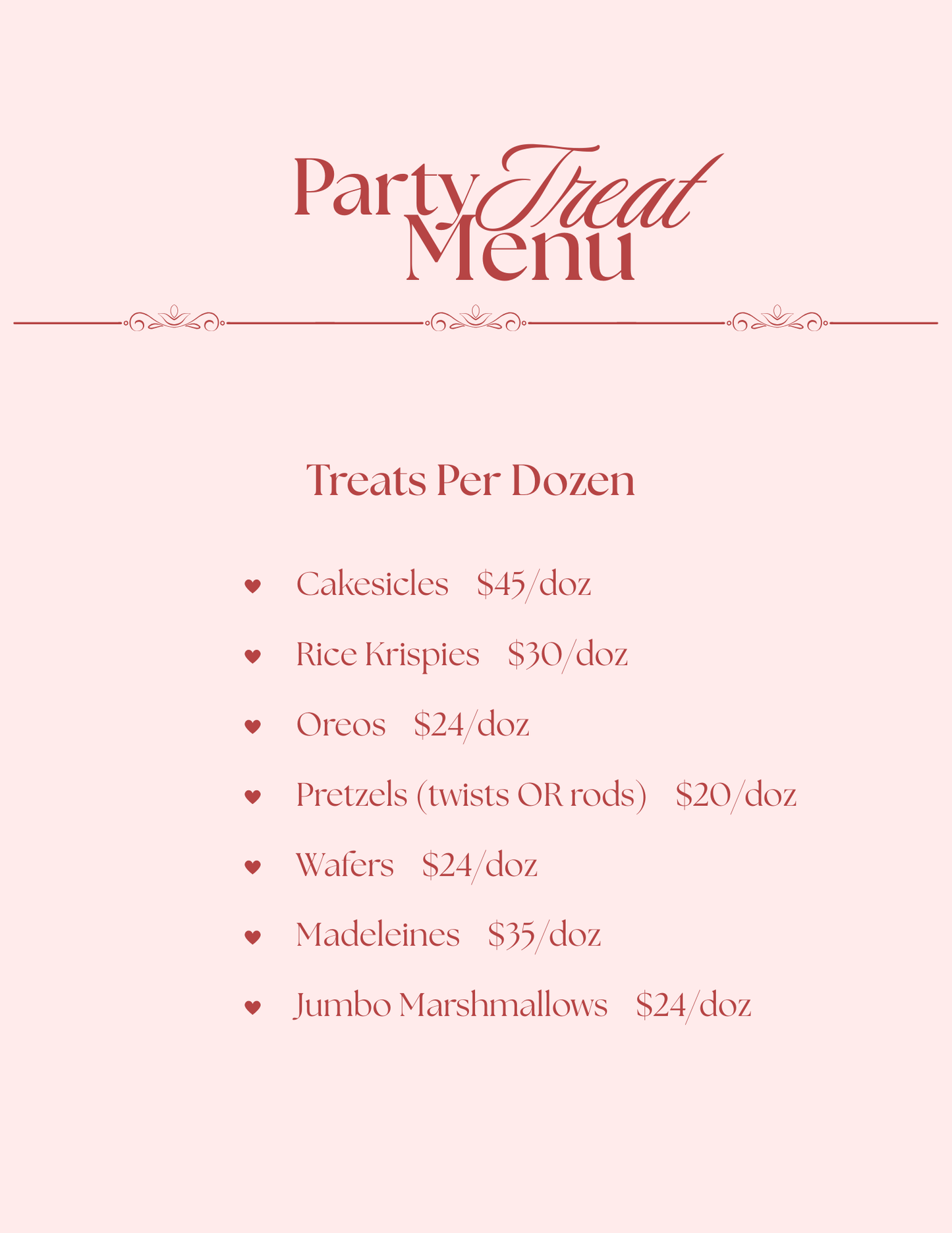 Party Treats Individuals